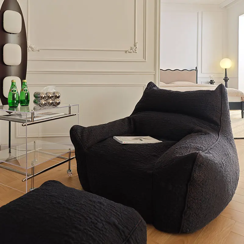 Lazy sofa single double living room bedroom designer sleepable reclining small apartment bean bag tatami recliner