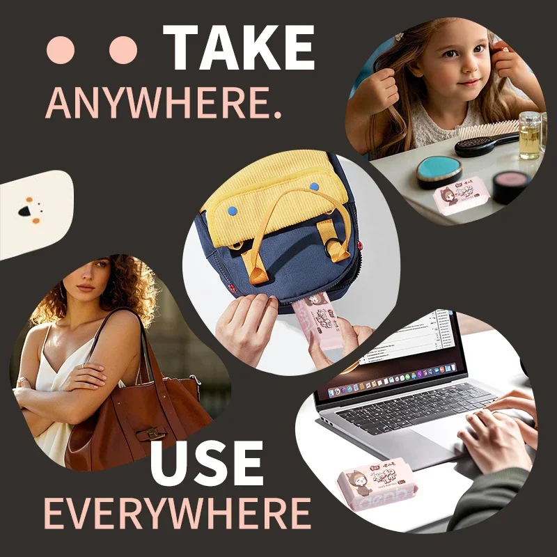 مناديل لليدين والفم مضادة للحساسية، 64 ورقة من القماش السميك والترطيب، عبوة سفر محمولة (8 عبوات) للبشرة الحساسة