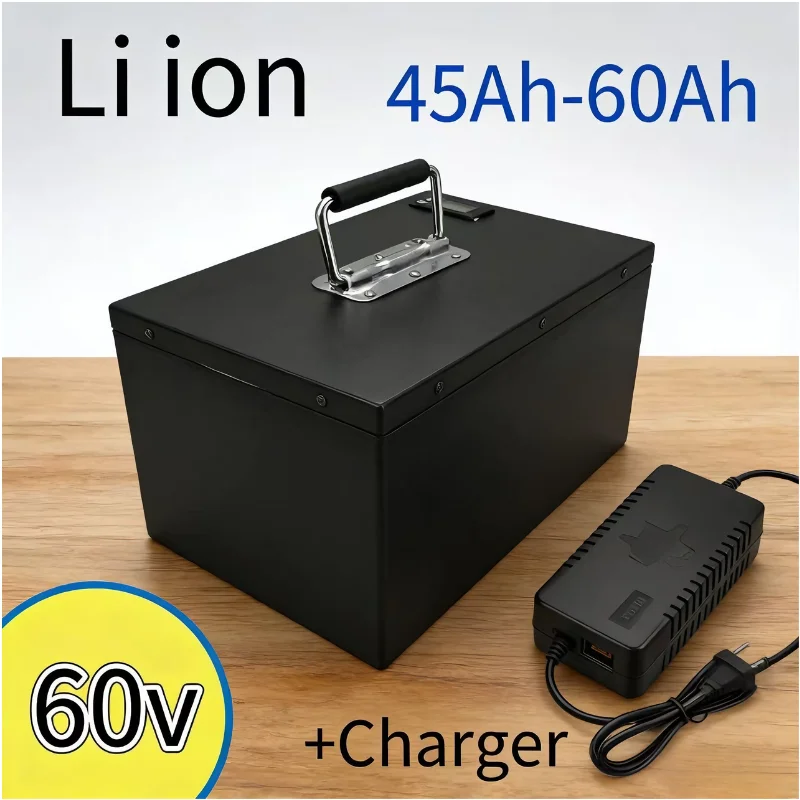 60V High-Capacity Li-ion Battery | 45/50/60Ah | 3000W Ready | For Electric Tricycles & Covered Mobility Scooters