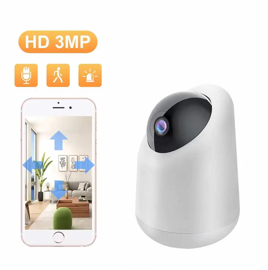 

3MP 1296P V380 App Wireless PTZ IP Dome Camera AI Humanoid Detection Home Security CCTV Intercom Baby Monitor