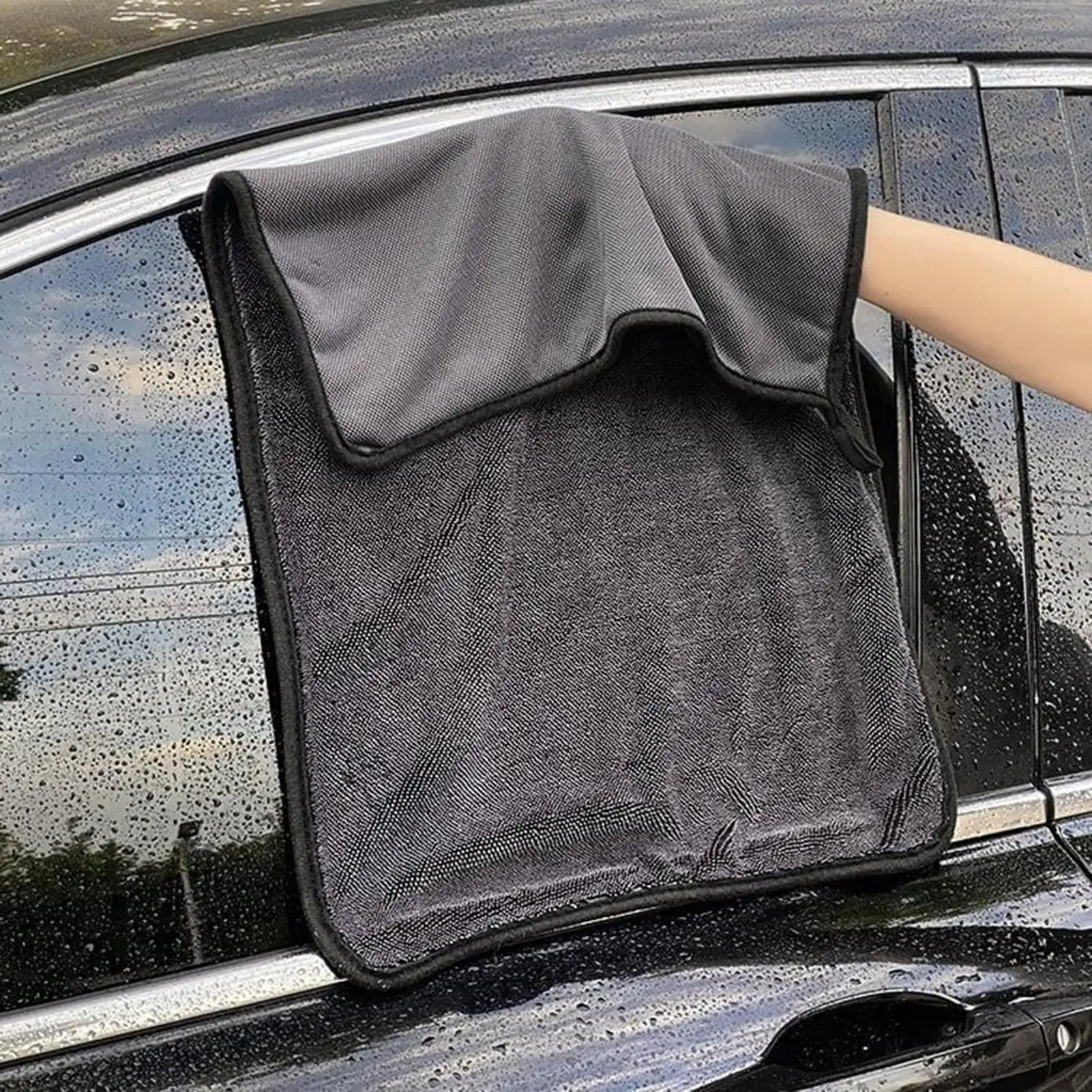 Große Wiederverwendbare Streifenfreie Autowaschtücher für SUV, Wohnmobil, Limousine, Autopflege, Waschen und Polieren