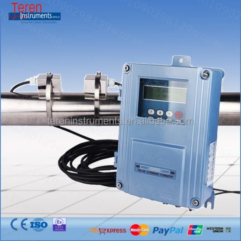 RS485 Clamp on Ultrasonic Water Flow Sensor