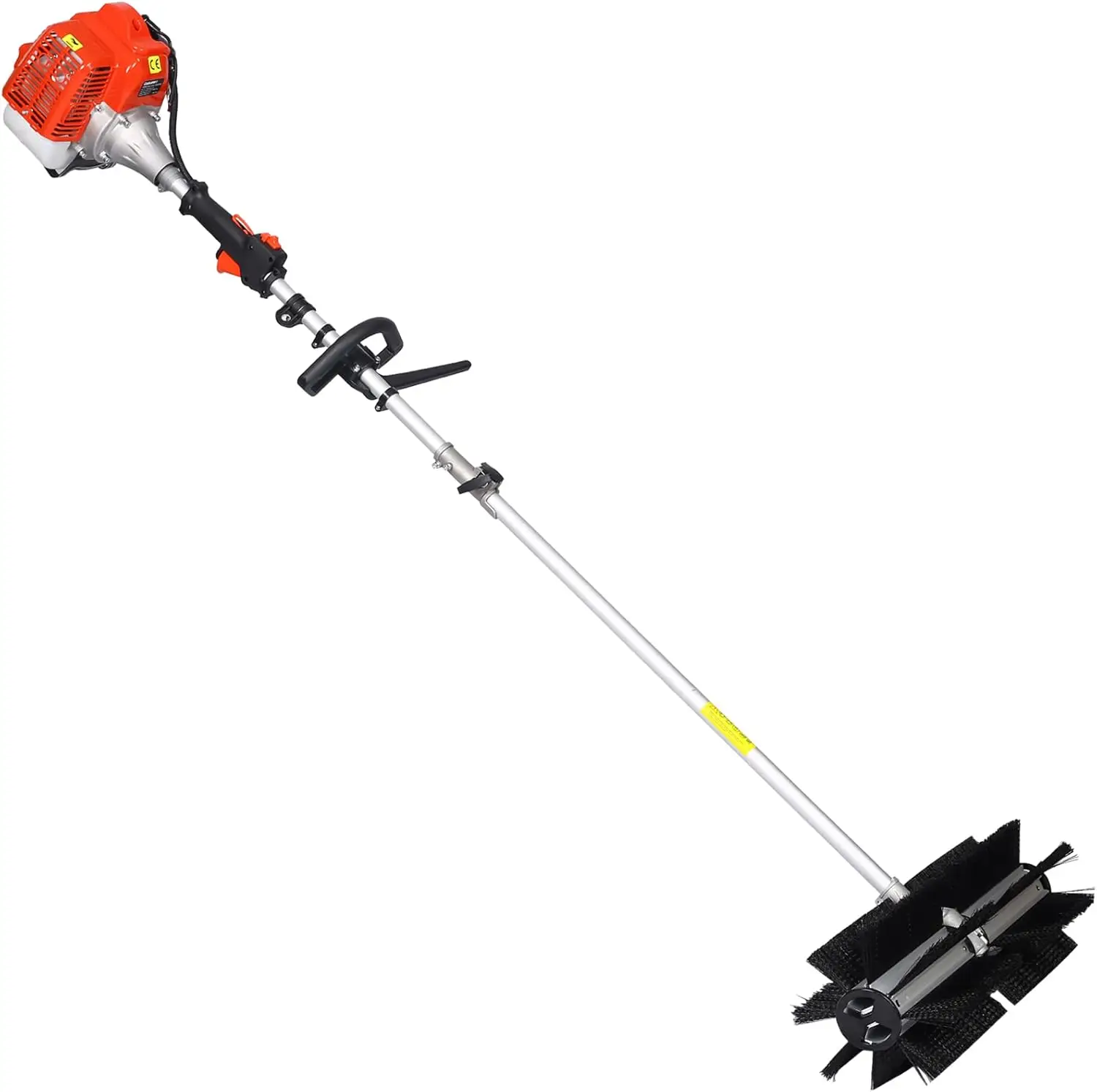 Snow Sweeper Gasoline Powered Broom Sweeper,52Cc 2 Stroke,Broom Brush 24X9 Epa