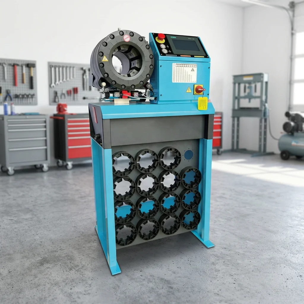 Hot-selling High-quality 2inch CNC Hydraulic Hose Crimping Machine  Motor Pump Gear Components 220V/380V High Efficiency