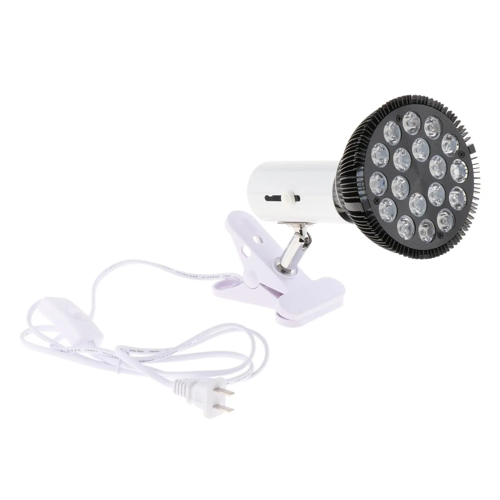 Red Light Infrared LED Lamp Deep Red 660nm Infrared 850nm 54W 18 LED E26 E27 Sockets 141MW/cm2 Infrared Combo for Skin Muscle US
