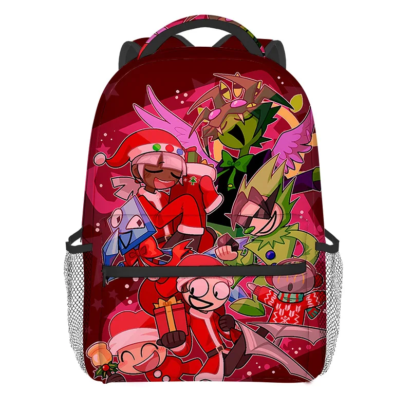 

Классические молодежные школьные сумки Kpop, унисекс, крутые дорожные сумки Sprunki, оксфорды с 3D принтом, водонепроницаемые рюкзаки на плечо для ноутбуков