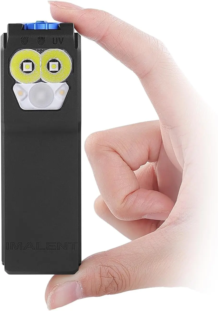 

2800 Lumens Rechargeable EDC Flashlight, USB C Charging, Magnetic Keychain Light for Reading Cycling Camping