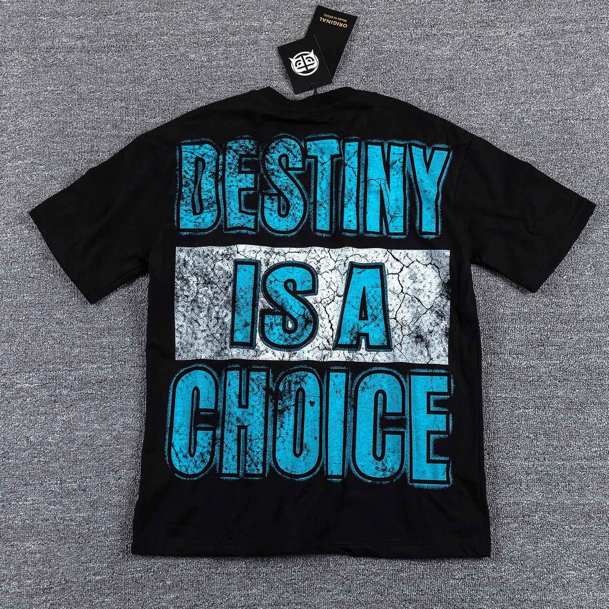 American Style Street Trend Brand Glaza God T Shirt Retro Loose Rhinestone Print Design Short Sleeve High Quality Cotton Tops