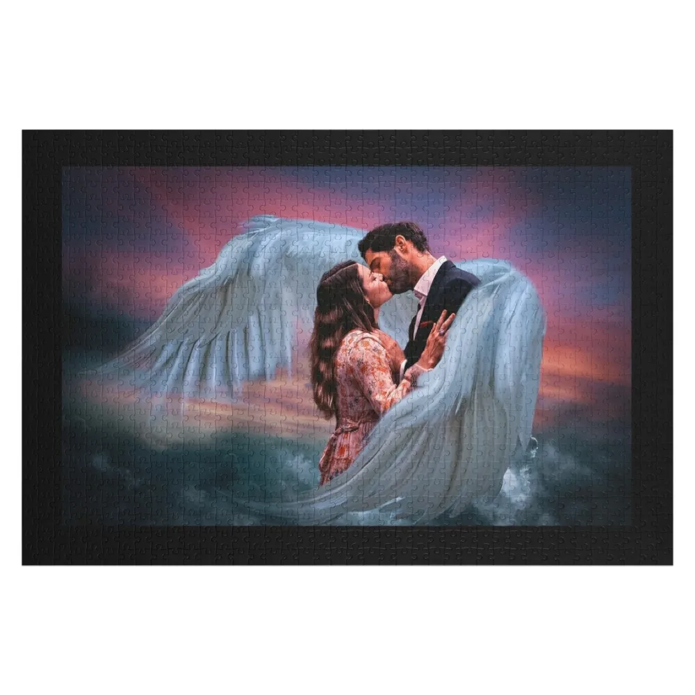 

Пазл «Люцифер и Клои» с романтическими крыльями, игрушка для малышей, персонализированный подарок на заказ