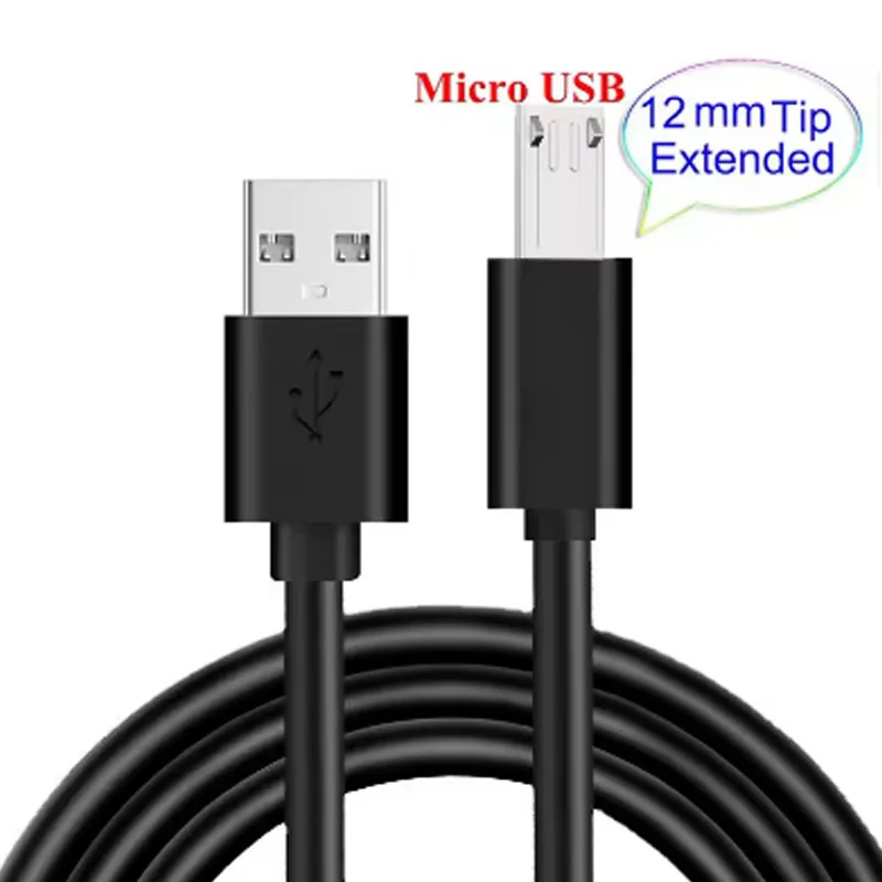 12mm Micro USB Kabel Lange Stecker Ladekabel Draht Für Blackview BV6000,BQ BQ-4077 Shark Mini,BQ-5003L Shark Pro,BQ BQ-5033 Shark