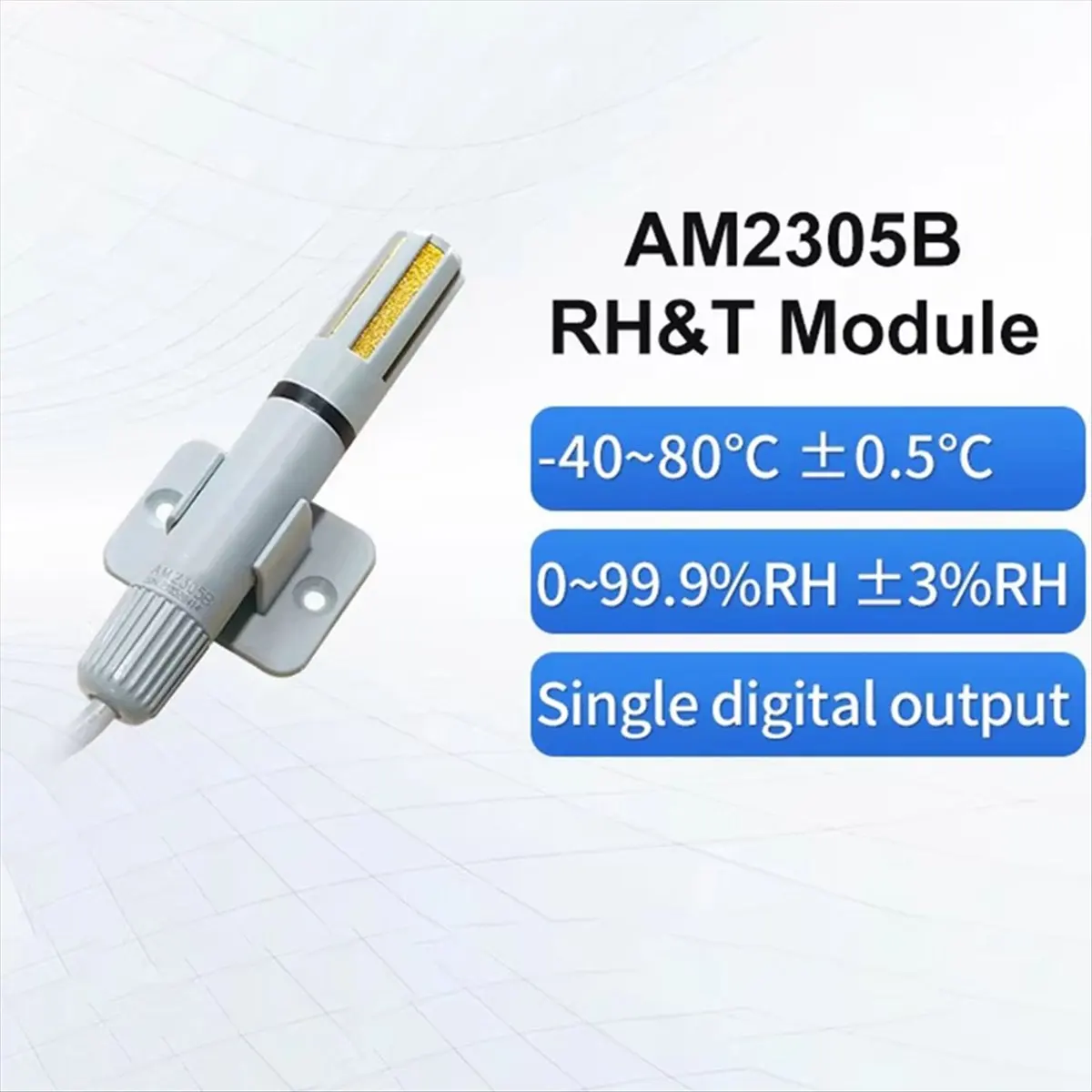 A48U AM2305B High Accuracy Temperature and Humidity Sensor Single Bus Communication Temperature and Humidity Probe
