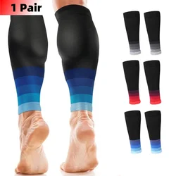 1 Pair Compression Calf Sleeves Running Leg Compression Sleeve Compression Socks for Shin Splint For Men Women 20-30mmHg