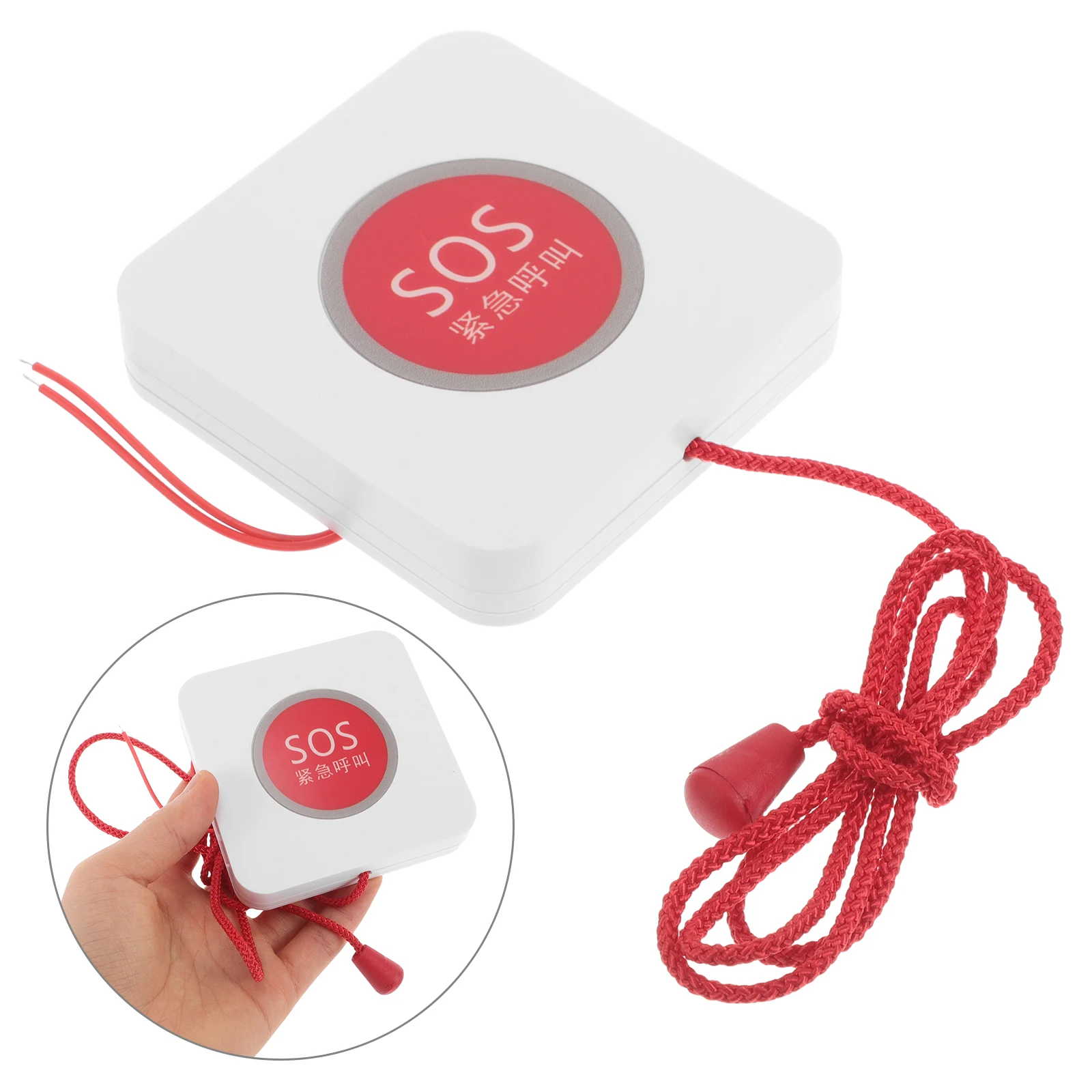 

Emergency Call Switch Elderly Patient Pull Rope System Bathroom Safety Device SOS Alarm Button Touch Cord