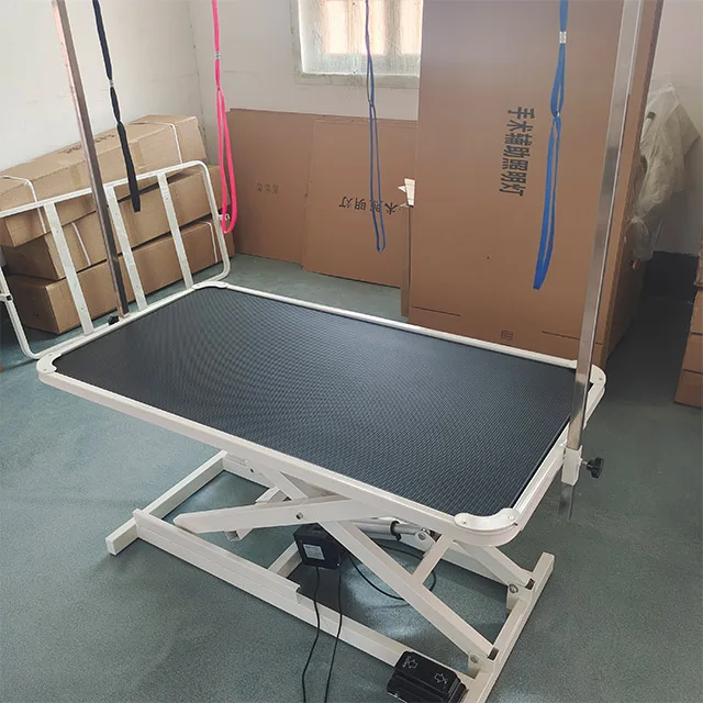 Professional Electric Pet Grooming Table Adjustable Height Motorized Dog Grooming Station With Non Slip Surface