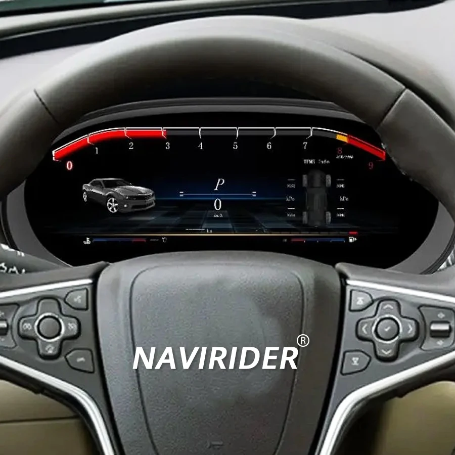 

Виртуальная приборная панель LCD для Buick Excelle 2015-2021: Обновленный спидометр и умный приборный кластер с CarPlay