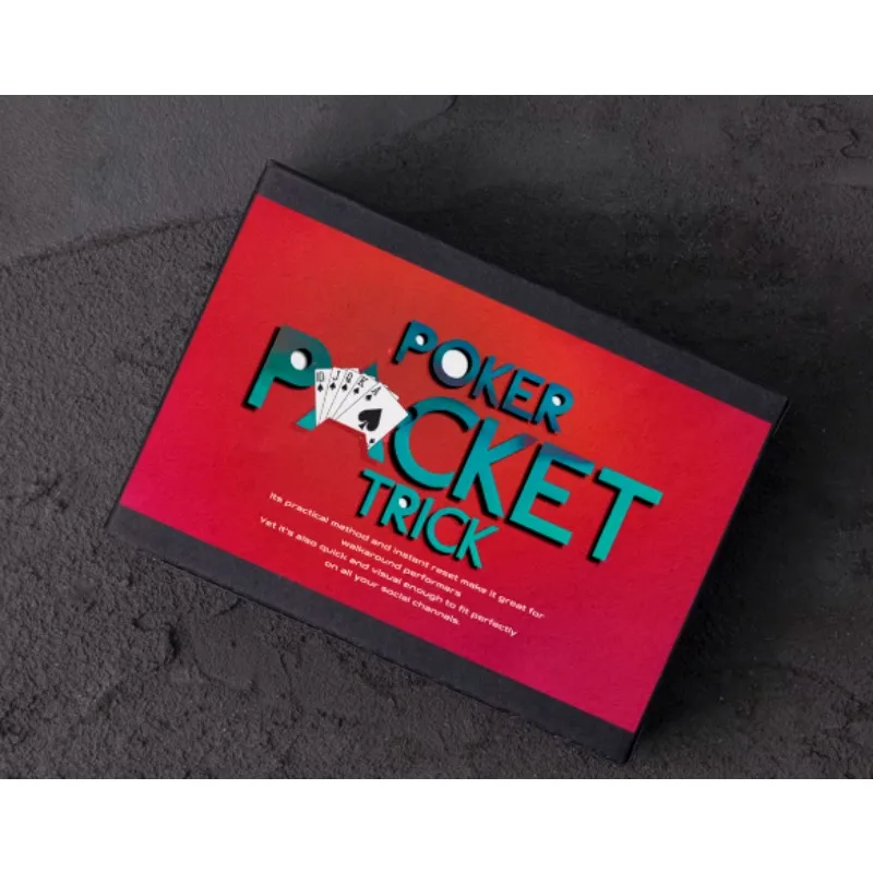 Poker Packet Trick by William Tyrrell - Close-Up Card Magic for Mentalism & Illusions Magic Tricks Gimmicks