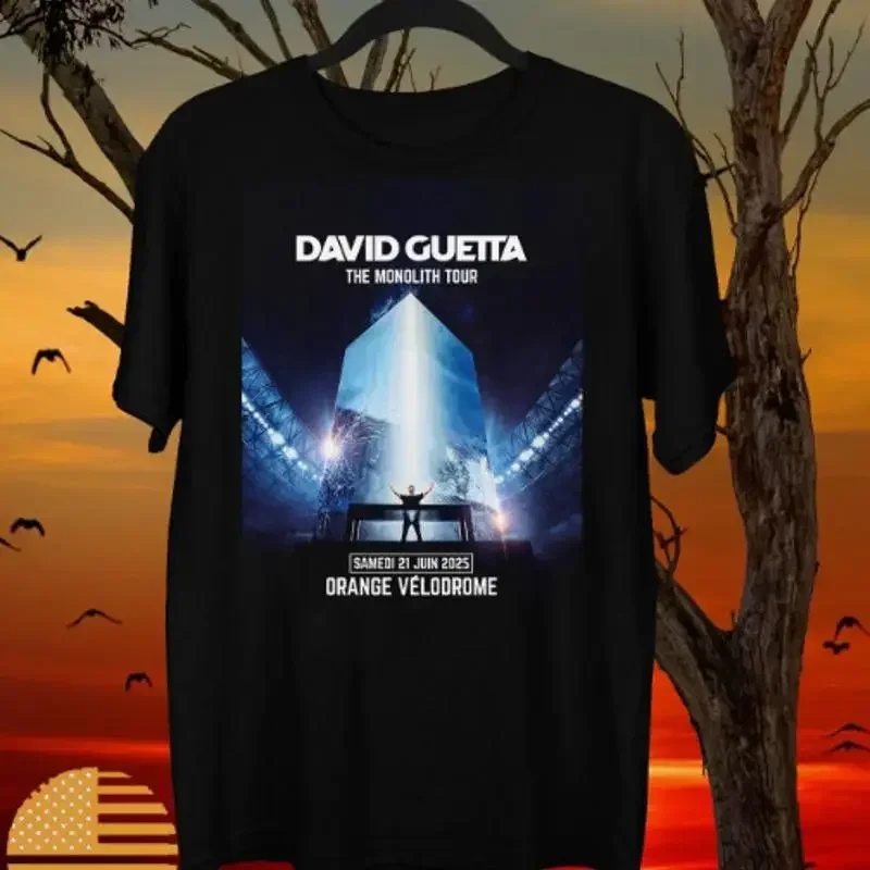 David Guetta The Monolith Tour T Shirt Full Size S 5Xl