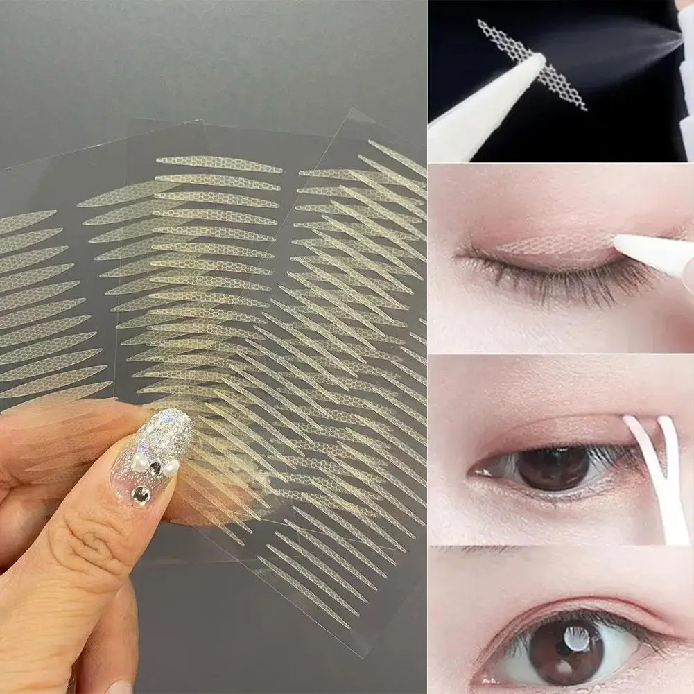 Hot Sale Invisible Double Eyelid Stickers Self-Adhesive Eyelid Strips Lace Tool Lifting Eye Eye Waterproof Sticker Makeup T M3L4