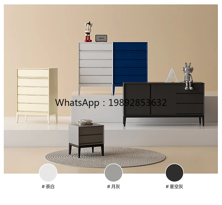 YFY Design Italian Minimalist Solid Wood Desk Modern Simple Small Apartment Computer