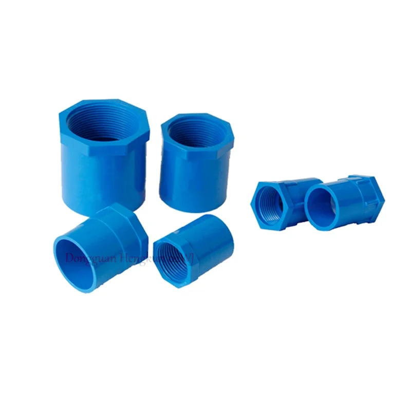 1 ~ 20 piezas 1/2 ''-20mm a 4''-110mm conector recto de hilo femenino de PVC tubería de agua de riego de jardín juntas de agua de alimentación para pecera