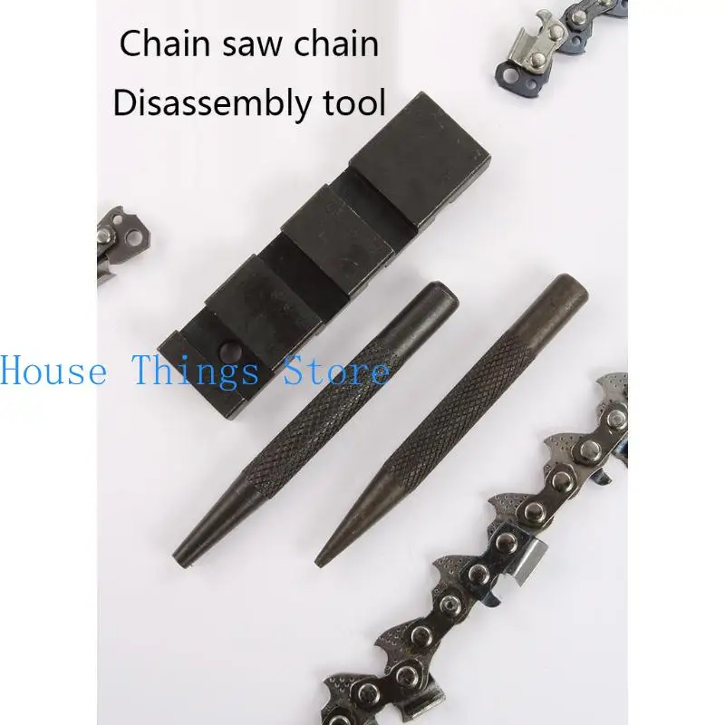 Aluminum Durable and Easy to Operate Pocket Chainsaw Chain Punch Breaker Chainsaw Chain Repairing Aluminum Material Tools