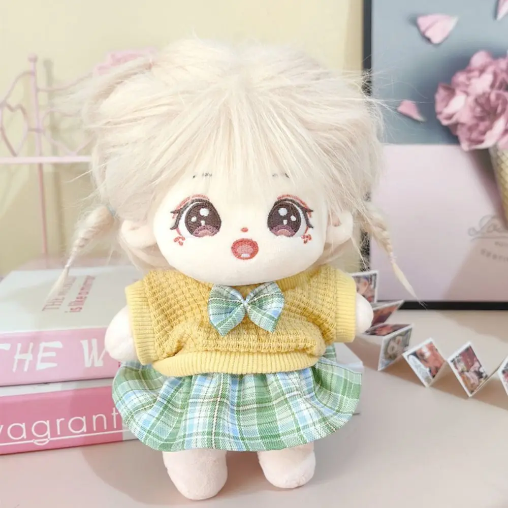 Fashion DIY 20cm Cotton Doll Clothes Cartoon Cute Toy Accessories Toy Gift Colorful Doll Clothes Decoration BJD Doll