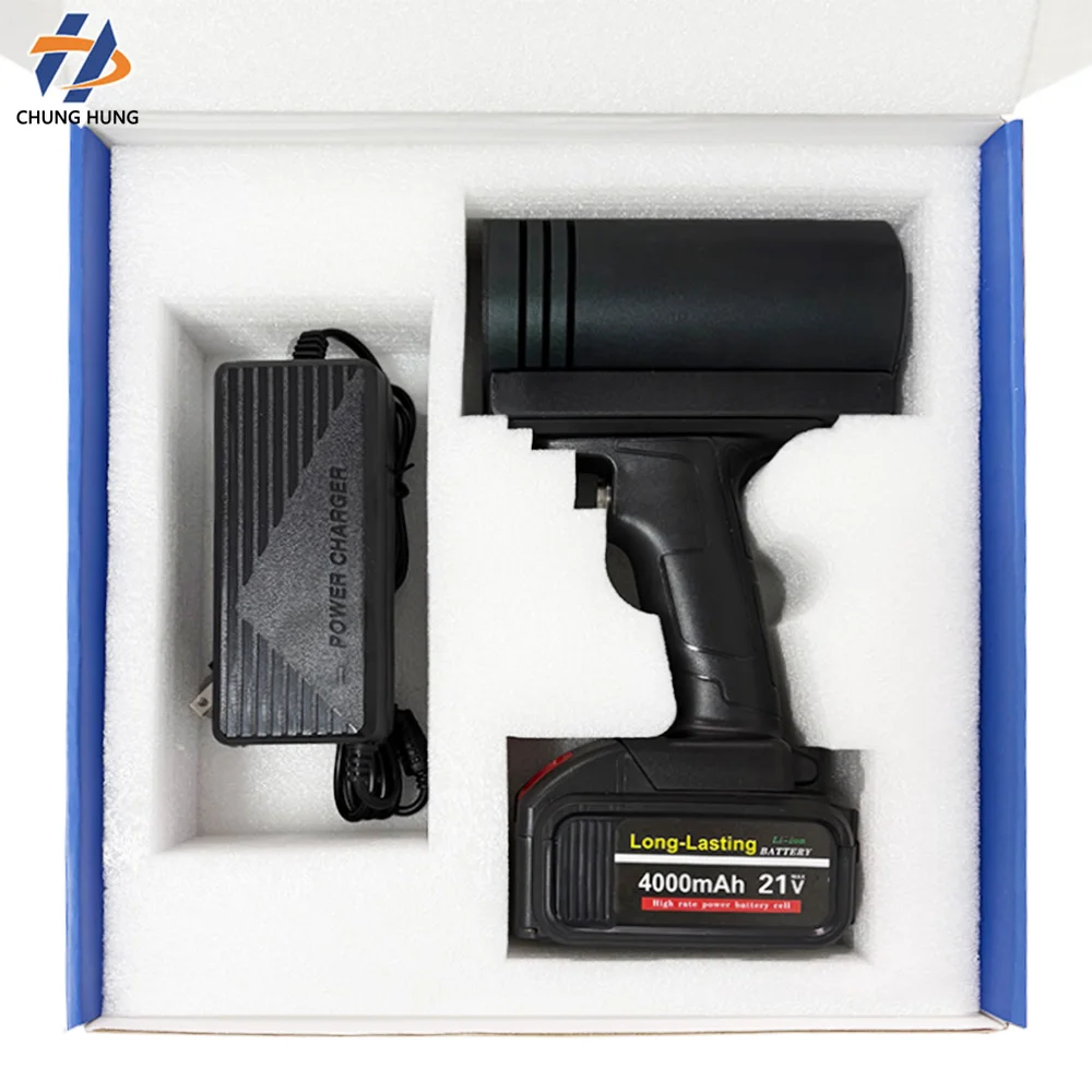 80W 130W 200W High-Intensity UV Flashlight 365nm Car Paint Inspection Lamp Accurate Detection of Surface Defects And Putty Spray