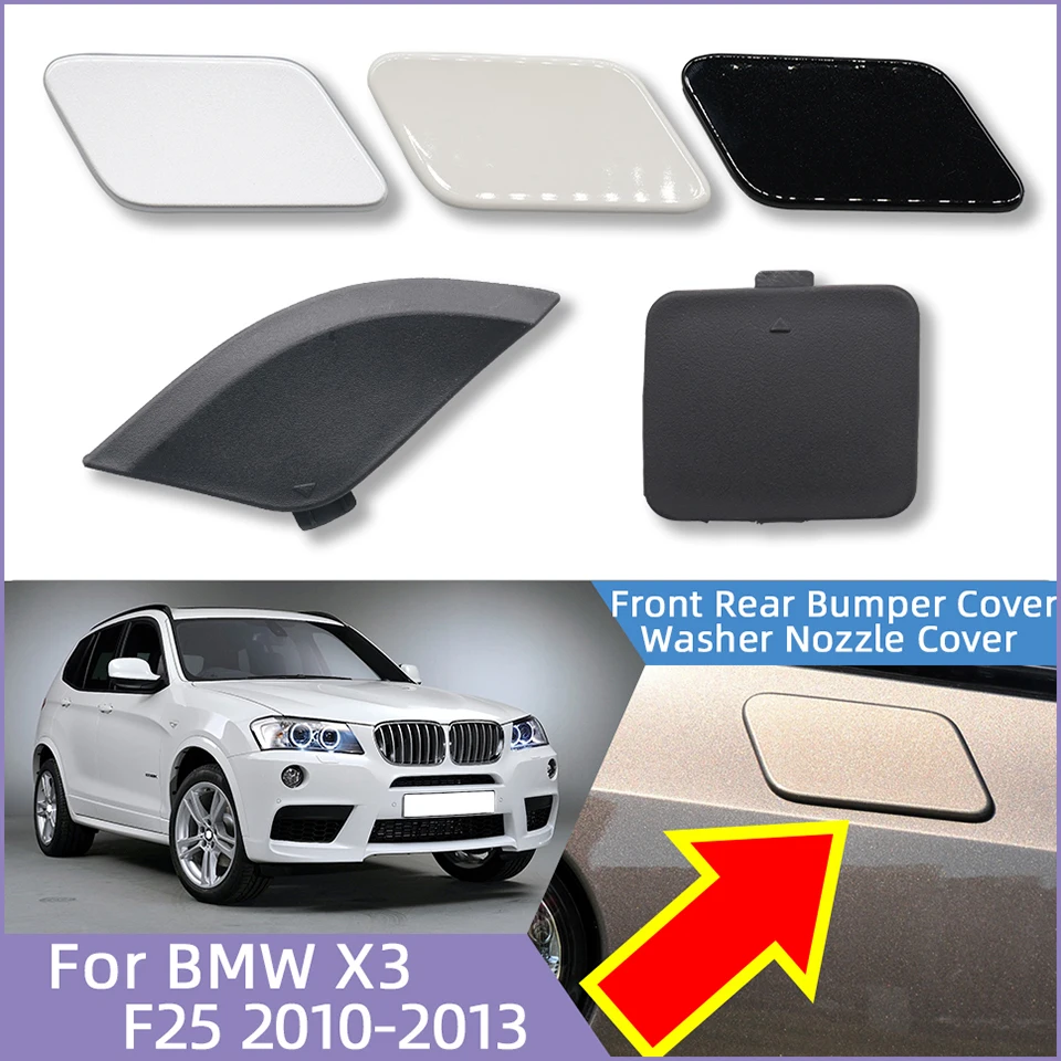 

For BMW X3 F25 (2010 - 2013) Auto Parts: Headlight Washer Nozzle Cover & Front/Rear Bumper Cover (Ordinary Version / M-Sport)