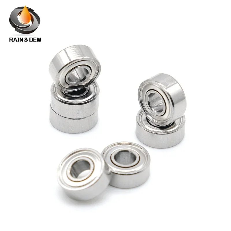 10Pcs High Speed Silent Small Bearing MR104ZZ  4X10X4 mm  ABEC-9 For Strong Handpiece Bearing 1040