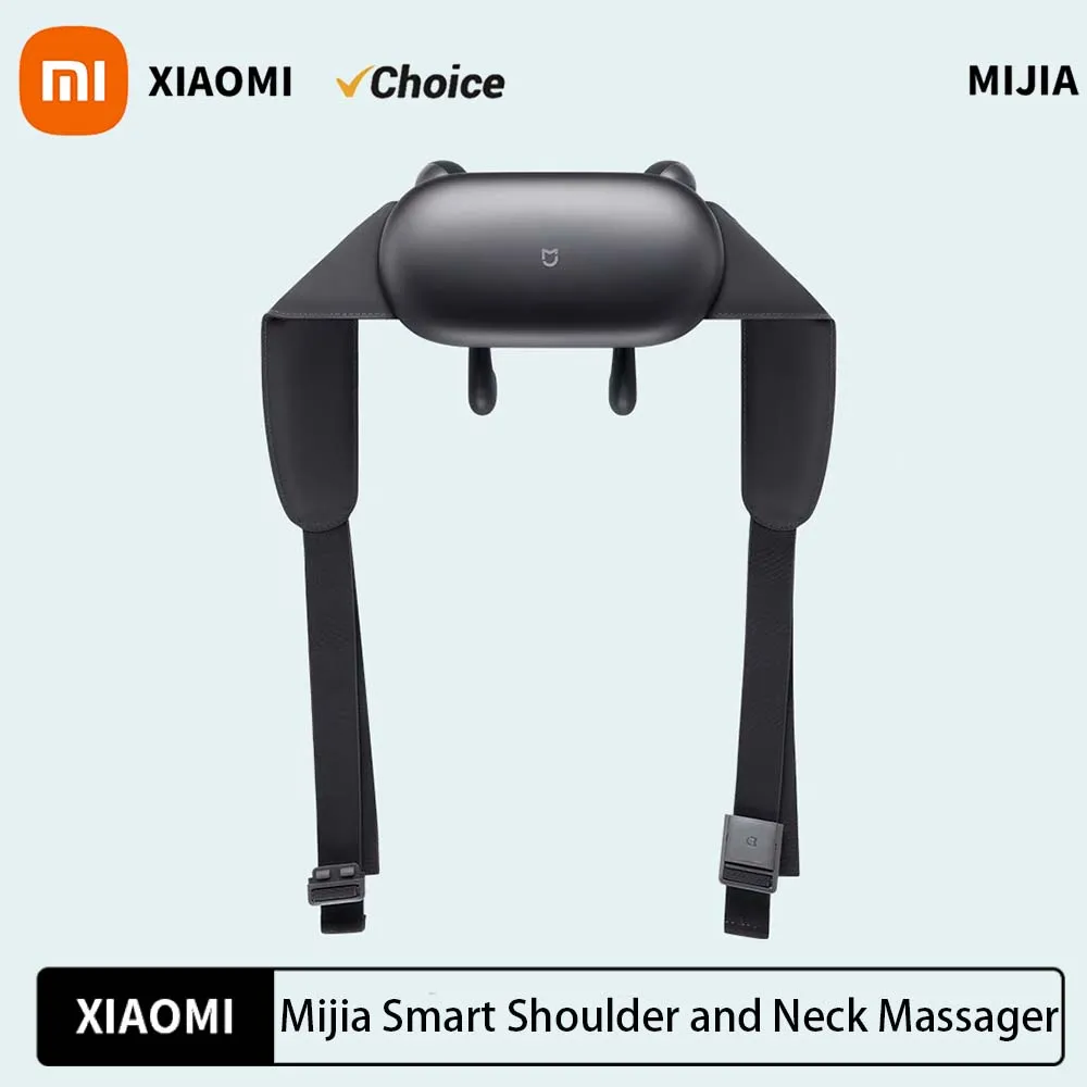 

Новинка 2023 года, умный массажер для плеч и шеи Xiaomi Mijia, теплый тепловой компресс для массажера для плеч и шеи для приложения Mi Home
