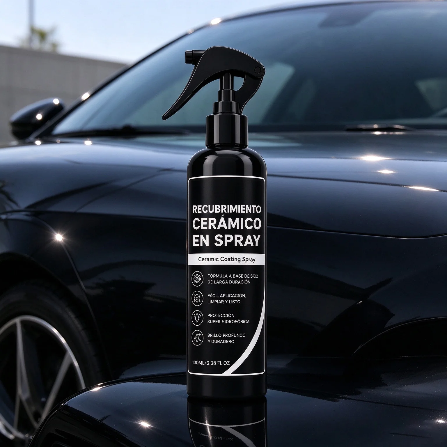 Car Ceramic Coating Spray Scratch-Resistant Paint Protection High Gloss Prevents Dirt Delays Parts Aging Body Paint Cleans Agent