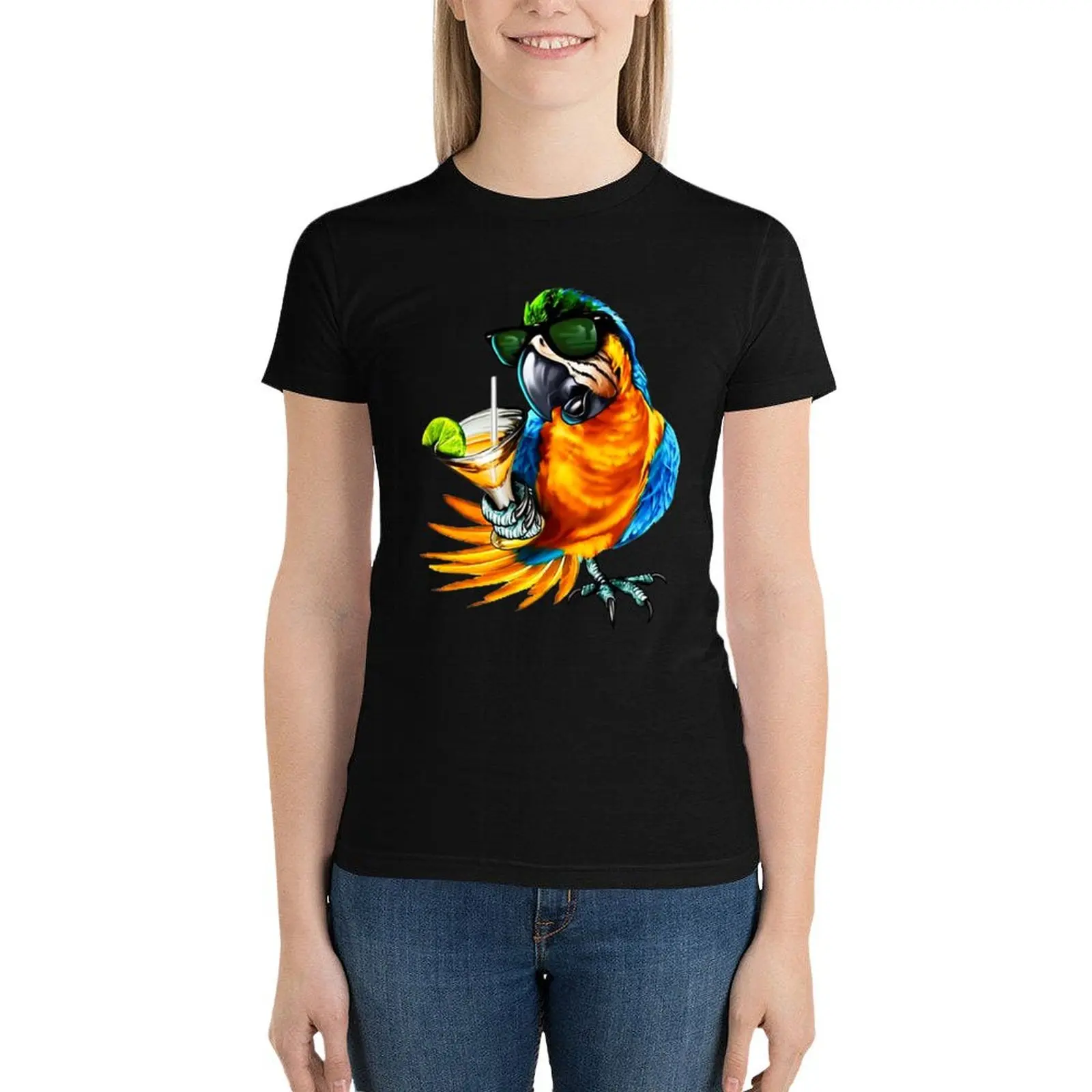 

carrot bird jimmy T-Shirt lady clothes cute tops Womens clothing