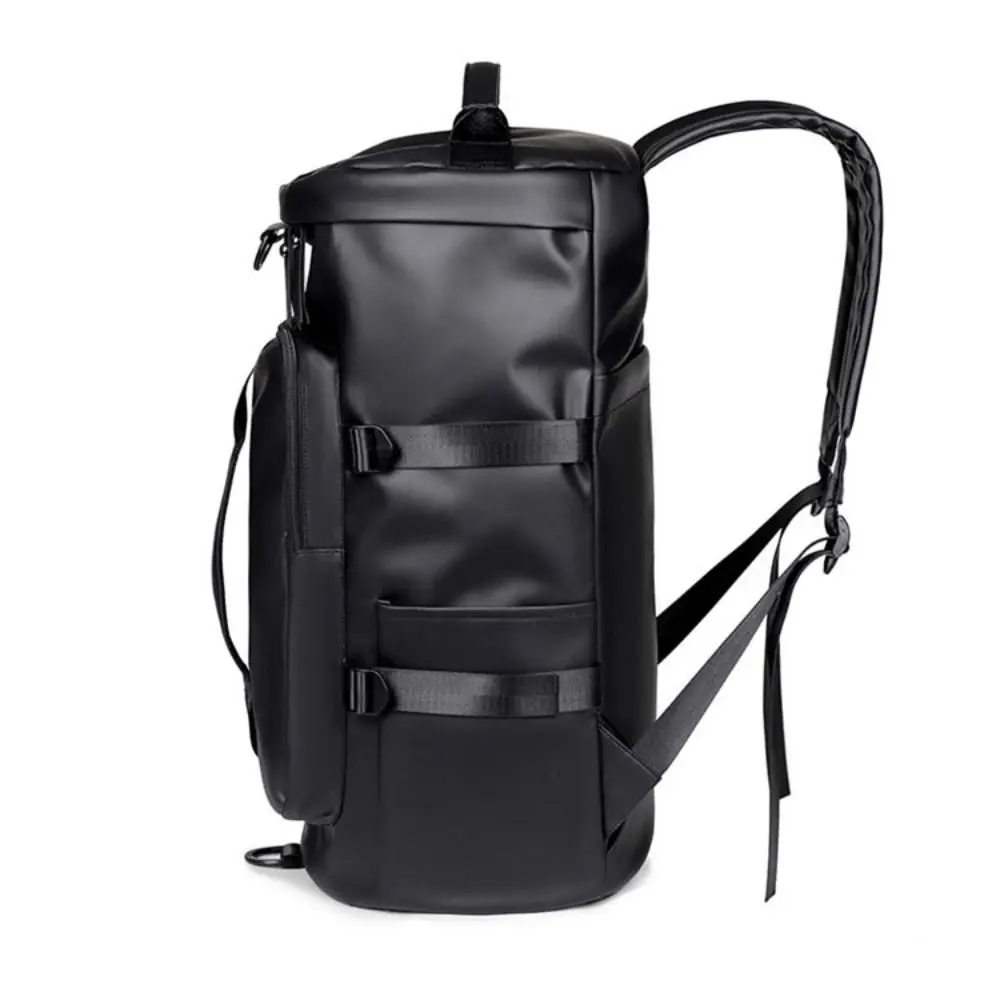 Grande capacidade esportes ginásio saco seco molhado separação multiuso bagagem bolsa à prova dwaterproof água portátil mochila de couro do plutônio caminhadas