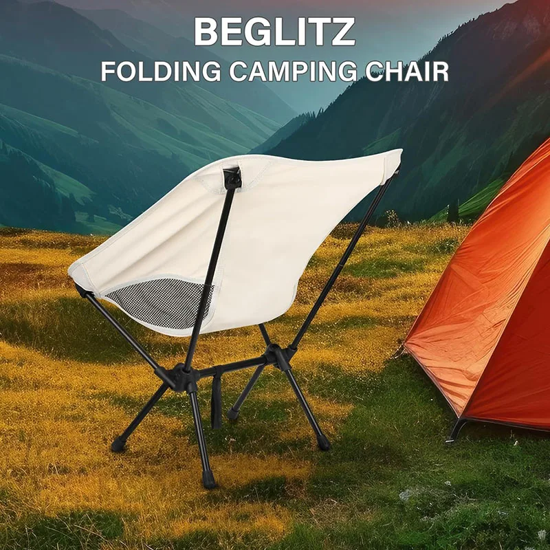 Camping Folding Chair Ultralight Portable Beach Chair Compact Lightweight for Backpacking Hiking Picnic Barbeques Fishing