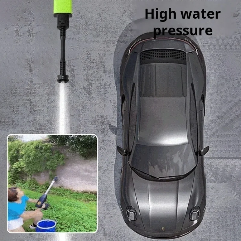 Car washer lithium cordless high-pressure water gun household rechargeable washing machine gardening watering car wash tools