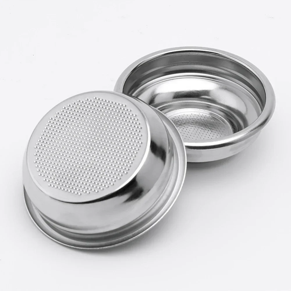 58mm Universal Coffee Filter Basket for Espresso Machine Bottomless Portafilter Replacement Single Double Cup Coffee Maker Parts