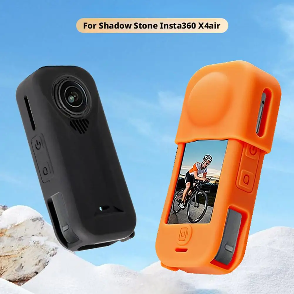 Silikon Schutzhülle Für Insta360 X4air Anti-herbst Anti-scratch Ganzkörper Stoßfest Abdeckung Für Action Kamera Schutzhülle