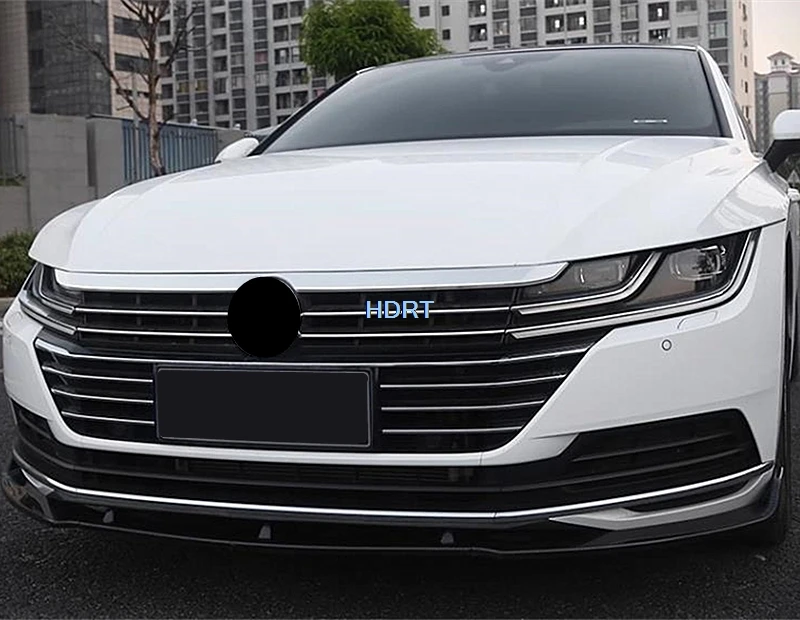 Car Styling Front Middle Mesh Strip Grille Cover Molding Accessories Exterior Sticker For Volkswagen VW Passat CC Arteon 2018 +