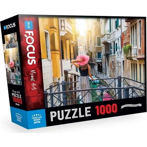 Blue Focus 1000 Piece Jigsaw Puzzle - Traveller Women