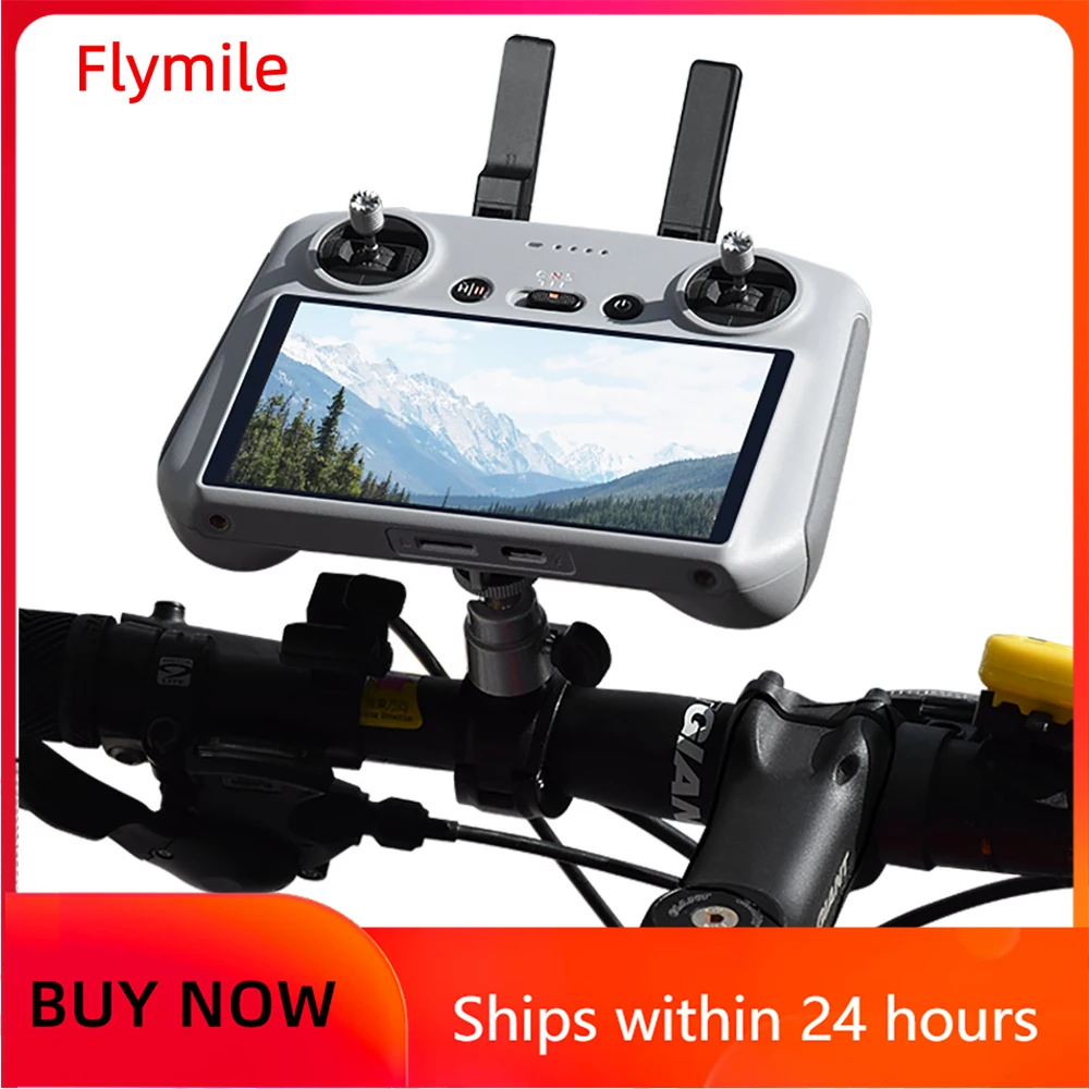 Flymile fahrrad clip halterung für dji mini 4 pro/mavic 3 pro/air 3/air 2 fahrrad halter fix klemme