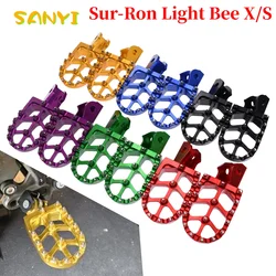 Electric Bike CNC Foot Pegs Rest Footpegs Foot Pegs Bracket For Sur-Ron Sur Ron Surron Light Bee X & S Electric Motocross Parts