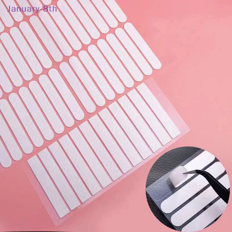 24/26pcs Nail Adhesive Tape False Nails Display Stand Glue Double-sided Pasted Practice Show Strong Sticky Glue Sticker