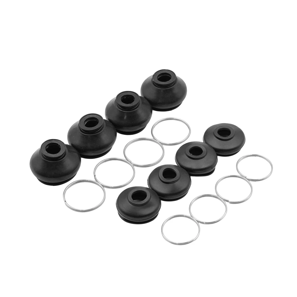 4 Pcs Suspension Steering Tie Rod Ends Ball Joint Universal Dust Protection Rubber Cover For Chinese ATV Go Kart Quad Bike Parts