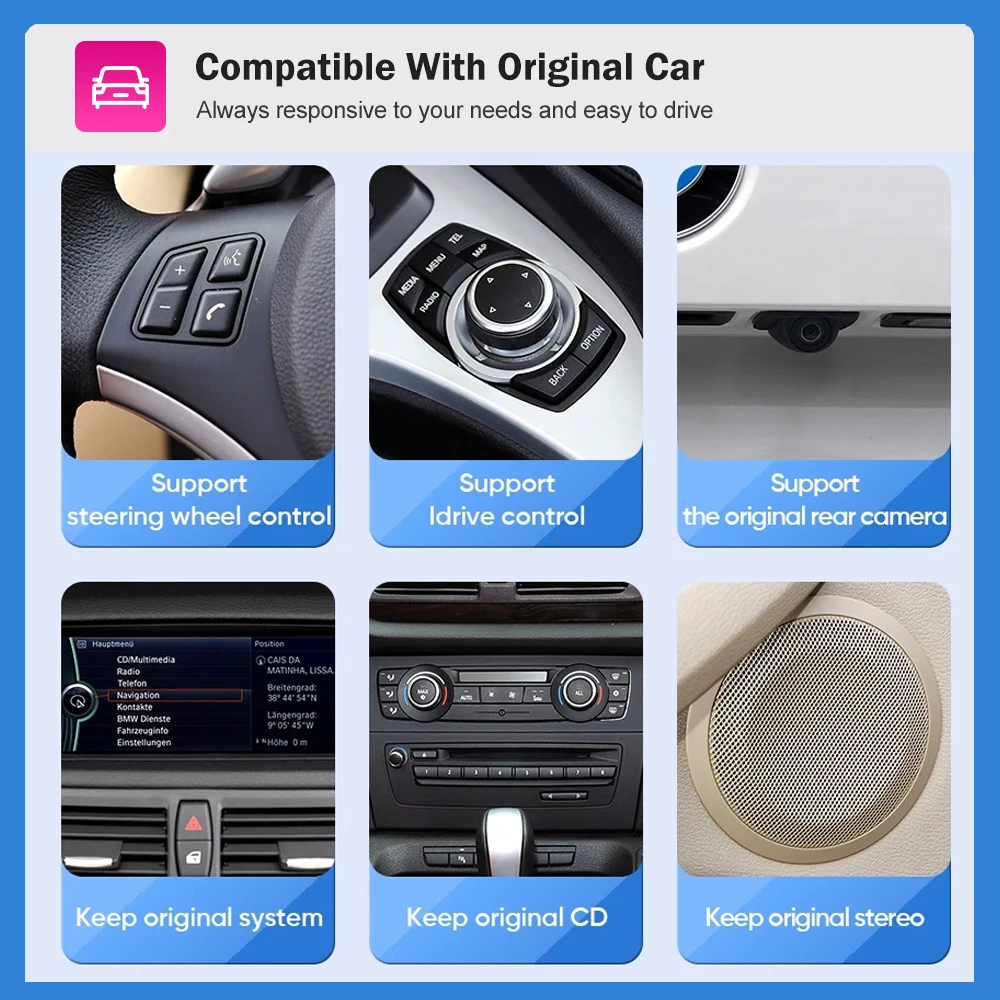 AUTOTOP-Carplay inalámbrico con pantalla Linux de 10,25 pulgadas para BMW, reproductor Multimedia con Android, BT, para BMW F30, F31, F32, F33, F34, F35, F20, F21, F22, NBT 6