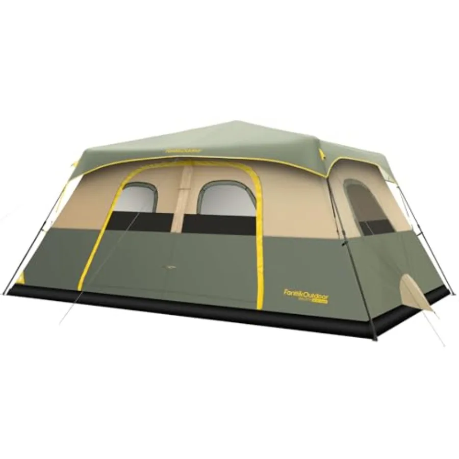 

Camping Tent for Family Camping Hiking, Polyester Navy Blue, Instant Setup in 60 Seconds with Rainfly Windproof Design, Upgrade