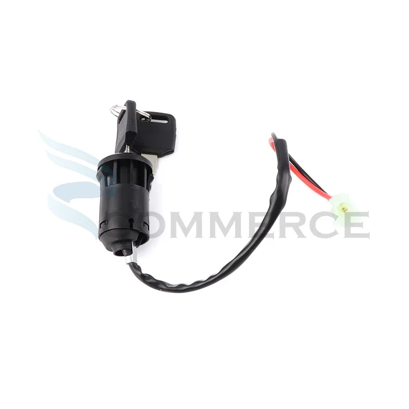 1 Set Ignition Key Switch Universal 2 Wires Ignition Keys Start Switch Lock for Gokart Karting ATV Go Kart Scooter Motorcycle