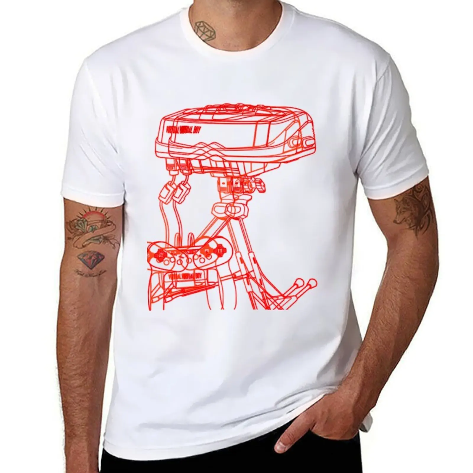 Virtual Boy T-Shirt Large Size Soft Cotton T-Shirt
