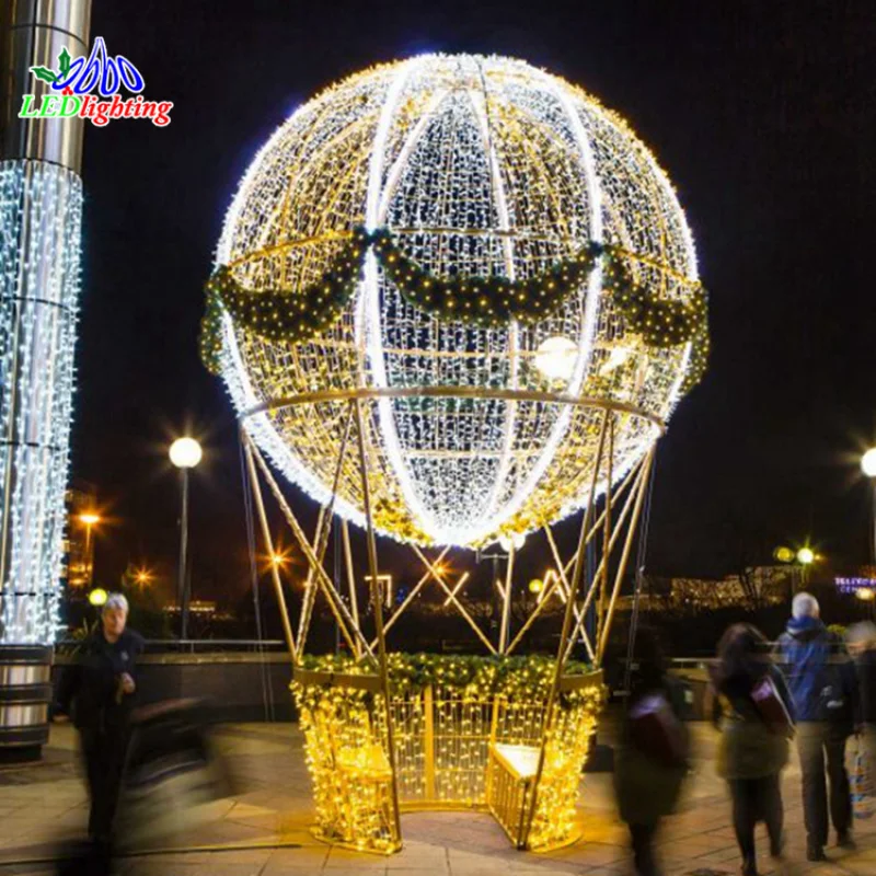Custom. Ce Rohs Openbare Decoratieve Ballen Motief Led Verlichting In Vakantie Verlichting