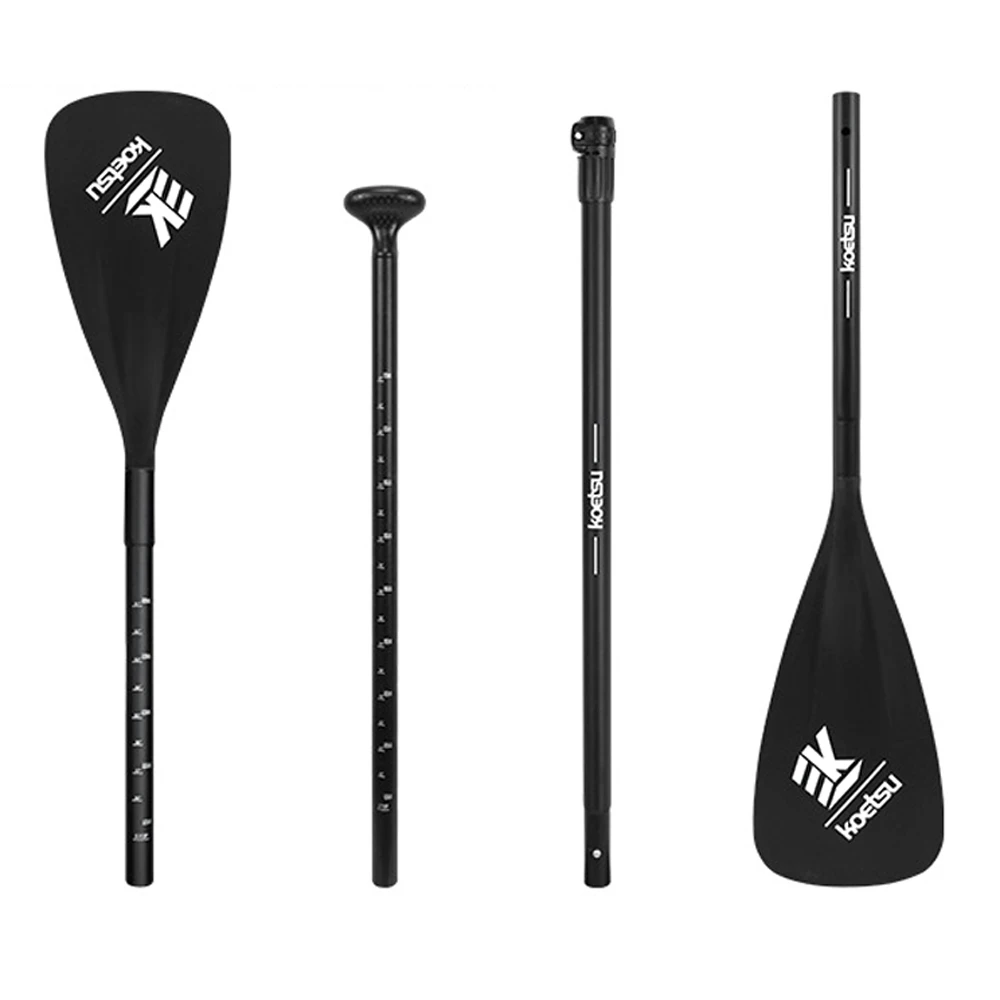 Paleta SUP ajustable de aleación de aluminio, tabla de Paddle de pie, paleta retráctil portátil, paletas individuales y dobles