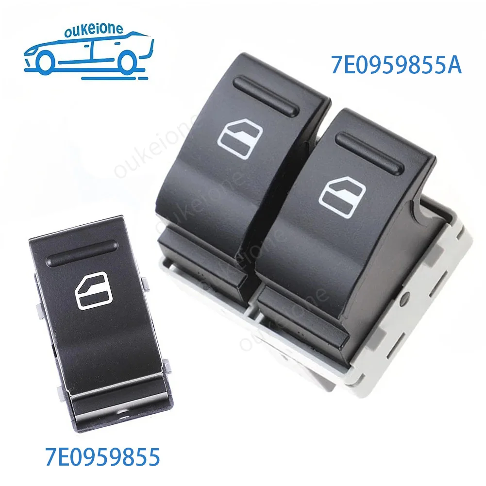 7E0959855 for VW TRANSPORTER T5 2005-2009 T6 2009-2014 Electric Power Window Switch Lifter Control Button 7E0959855A Car Parts